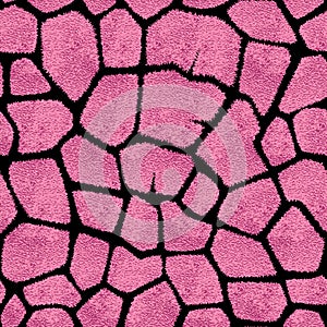 Seamless pink giraffe skin pattern. Glamorous giraffe skin print