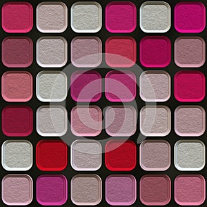 Seamless pink makeup pattern