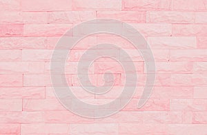 Seamless Pink pastel pattern of decorative brick sandstone wall surface with concrete of modern style design decorative uneven