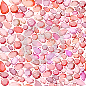 Seamless pink red blinking glitter background