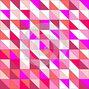 Seamless pink violet and white vector pattern