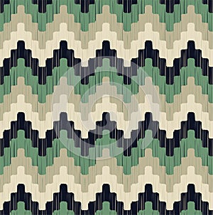 Seamless pixel zig zag geometric pattern. Texture chevron lines tiling