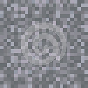 Seamless pixelated dark stone texture mapping background for various digital applications