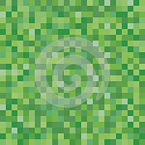 Seamless pixelated grass texture mapping background for various digital applications