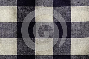 Seamless plaid fabric loincloth texture and textile background