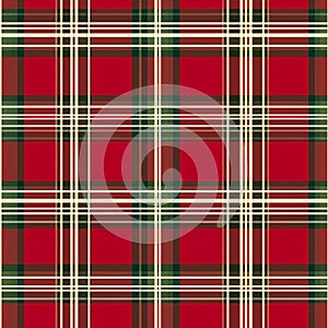 Seamless plaid, tartan, check pattern, tileable country style print for wallpaper, wrapping paper, scrapbook, fabric and
