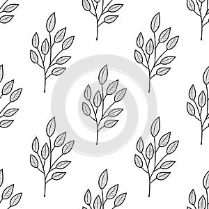 Seamless plant pattern
