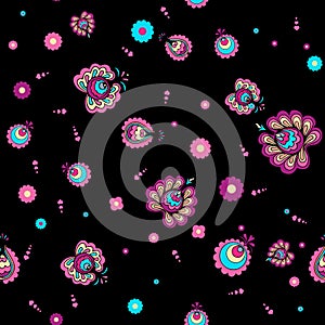 Seamless Polish folk pattern