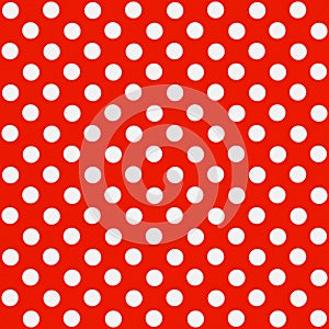 Seamless Polka dot pattern photo