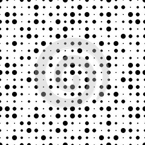 Seamless polka dot pattern photo