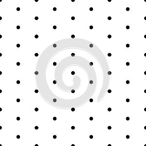 Seamless polka dot pattern photo