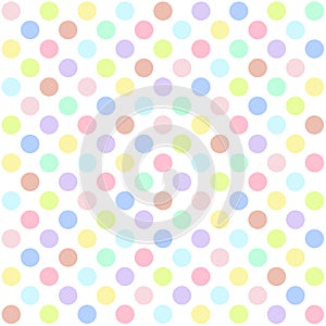 Seamless polka dots pattern background