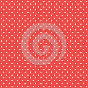 Seamless polka dots pattern background