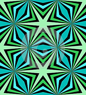 Seamless Polygonal Blue and Green Pattern. Geometric Abstract Background. Suitable for textile, fabric, packaging and web design.
