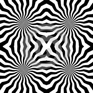 Seamless Polygonal Monochrome Stripes Pattern. Geometric Abstract Background. Suitable for textile, fabric and packaging