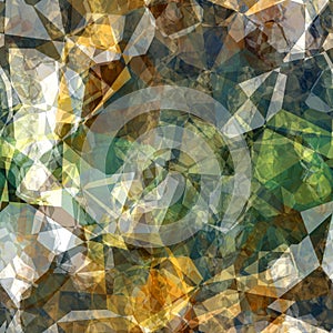 Seamless polygonal trigonous pattern