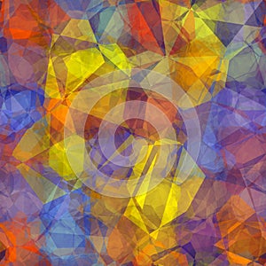 Seamless polygonal trilateral pattern