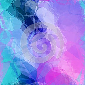 Seamless polygonal violet pattern