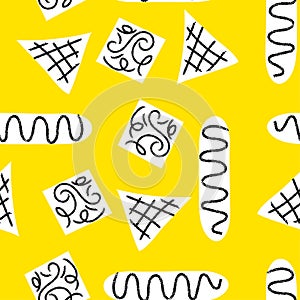 Seamless primitive ethnic pattern