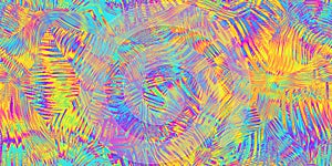 Seamless psychedelic rainbow heatmap tiger stripe glass refraction pattern background texture photo