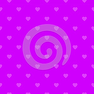 Seamless purple hearts pattern