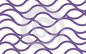 Seamless Purple Wavy Lines Pattern Background