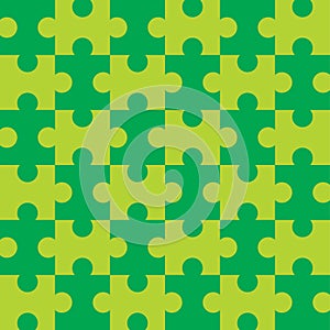 Seamless Puzzle - Green