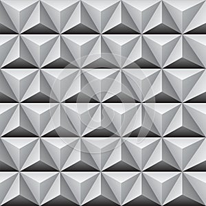 Seamless pyramidal pattern abstract background.