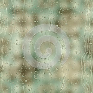 Seamless rain drop water repeat pattern on blur