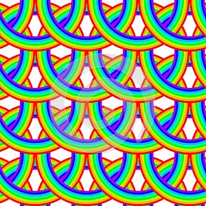 Seamless rainbow pattern