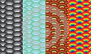 Seamless Rainbow Pattern Pack