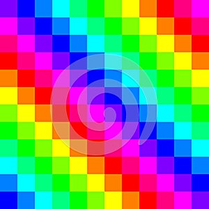 Seamless Rainbow Pattern