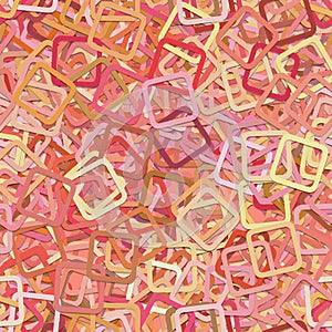 Seamless random rounded square pattern background