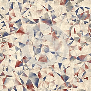 Seamless random triangle pattern for surface pattern and print