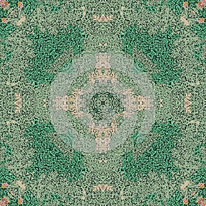 Seamless raster pattern in oriental style psychedelic mosaic Pattern for wallpaper, backgrounds, decor for tapestries, carpet