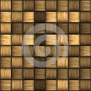 Seamless rattan weave background