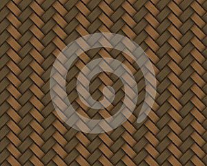 Seamless rattan weave background macro image