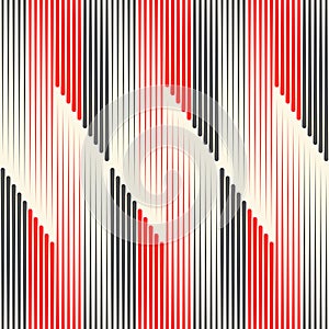 Seamless Red and Black Background. Endless Stripe Pattern