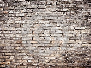 Seamless red brick wall background.Old red brick grunge wall background