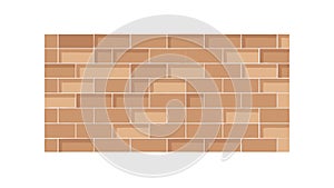 Seamless Red Brick Wall Pattern Graphic, vector design Generative AI