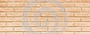 seamless red bricks wall pattern. Orange brick texture