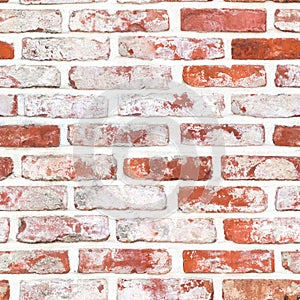 Seamless Red brickwall
