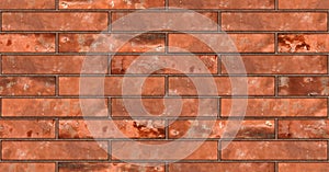 Seamless red brickwall wall texture
