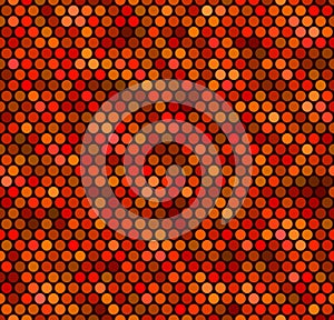 Seamless Red Dot Pattern