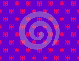 Seamless double headed eagle background - cdr format