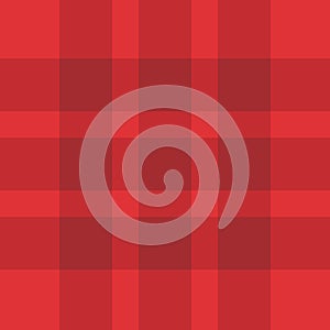 Seamless Red Plaid Pattern