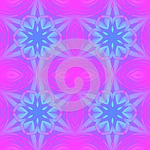 Seamless regular star pattern violet magenta blue purple