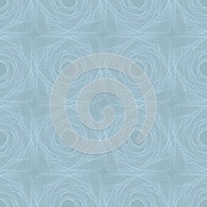 Seamless Repeat Particles Spiraling into Squares Pattern