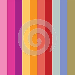 Vector vertical bright colors stripes seamless pattern background. photo