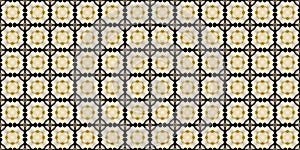 Seamless Repeatable Abstract Geometric Pattern,  Ornamental Tile